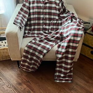 Pottery Barn plaid pjs